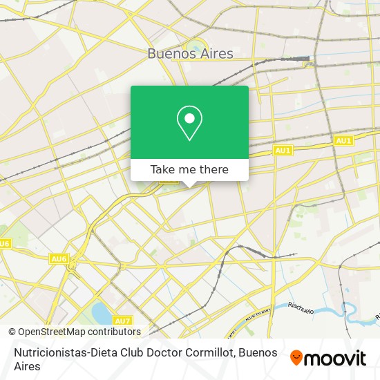 Nutricionistas-Dieta Club Doctor Cormillot map