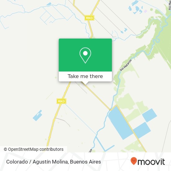 Colorado / Agustín Molina map