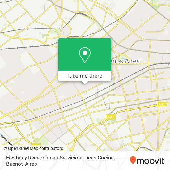 Fiestas y Recepciones-Servicios-Lucas Cocina map