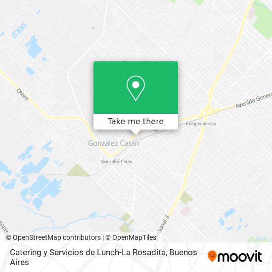 Catering y Servicios de Lunch-La Rosadita map