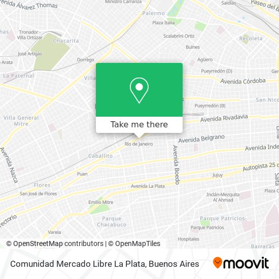 Mapa de Comunidad Mercado Libre La Plata