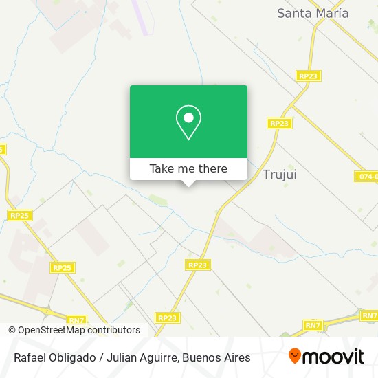 Mapa de Rafael Obligado / Julian Aguirre