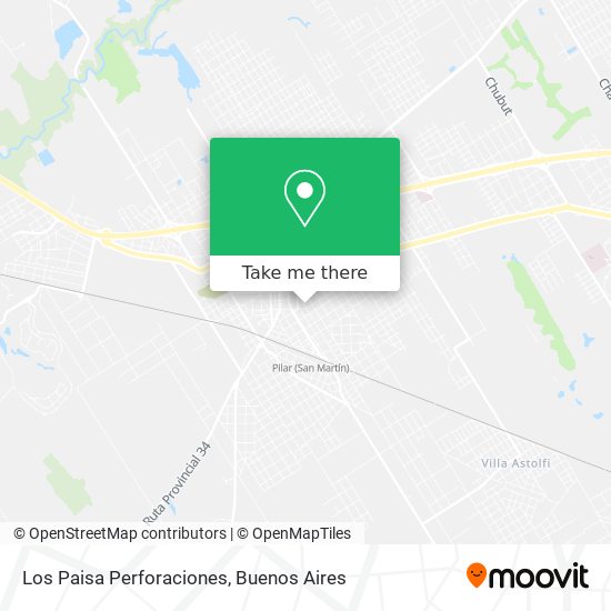 Mapa de Los Paisa Perforaciones
