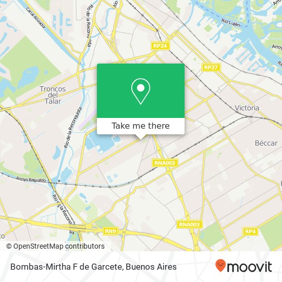 Bombas-Mirtha F de Garcete map