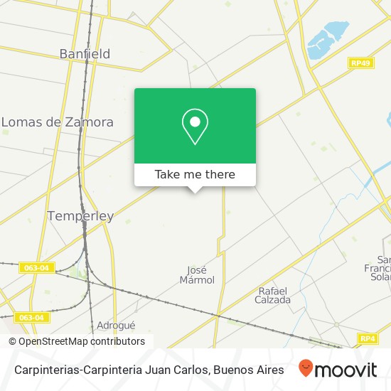 Mapa de Carpinterias-Carpinteria Juan Carlos