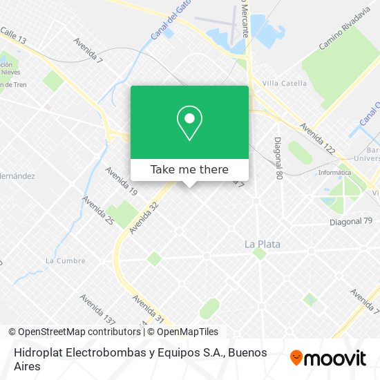 Hidroplat Electrobombas y Equipos S.A. map