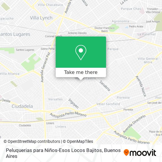 Peluquerias para Niños-Esos Locos Bajitos map