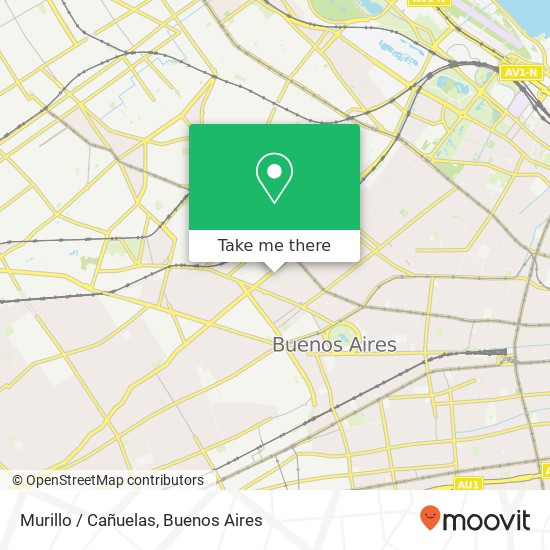 Murillo / Cañuelas map