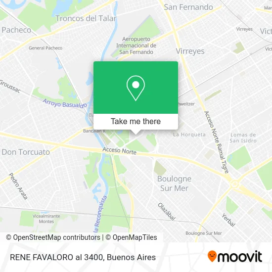 RENE FAVALORO al 3400 map