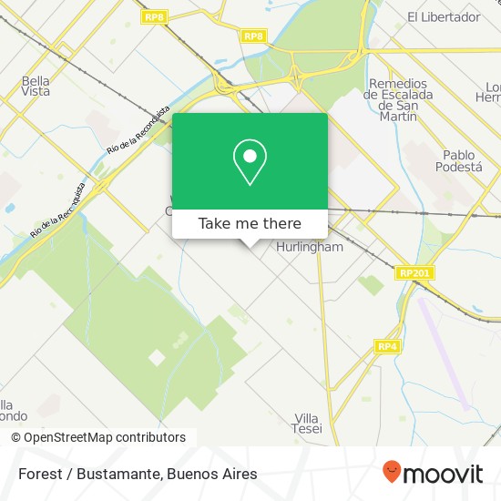 Mapa de Forest / Bustamante