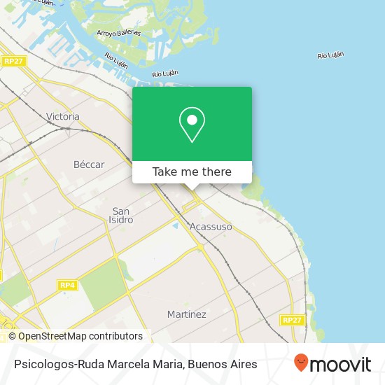 Psicologos-Ruda Marcela Maria map