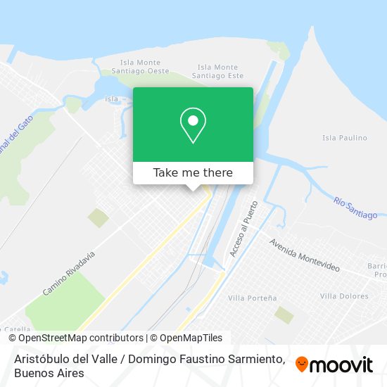 Aristóbulo del Valle / Domingo Faustino Sarmiento map