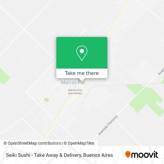 Seiki Sushi - Take Away & Delivery map
