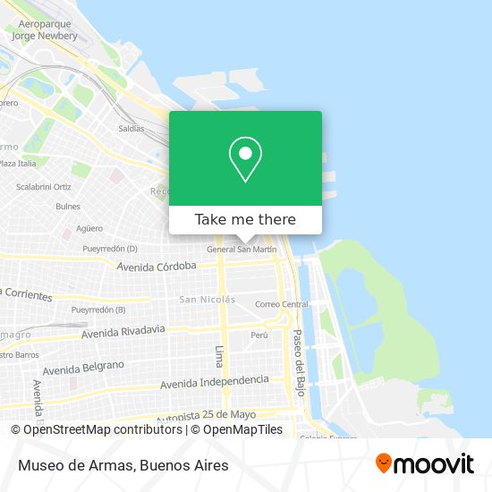 Mapa de Museo de Armas