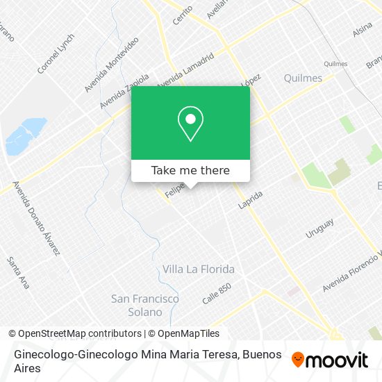 Ginecologo-Ginecologo Mina Maria Teresa map