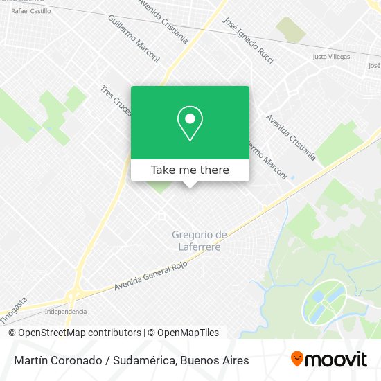 Martín Coronado / Sudamérica map