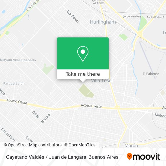 Mapa de Cayetano Valdés / Juan de Langara