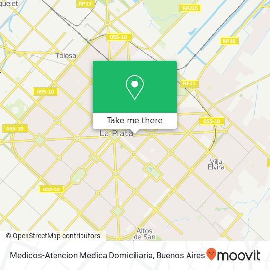 Medicos-Atencion Medica Domiciliaria map