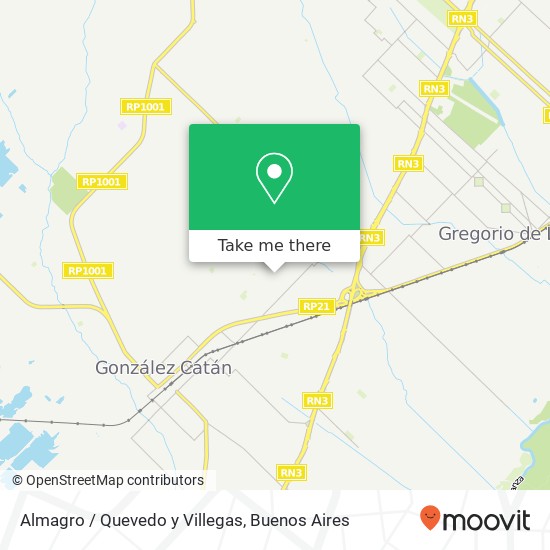 Almagro / Quevedo y Villegas map