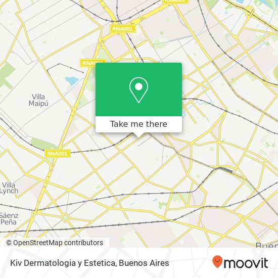 Kiv Dermatologia y Estetica map
