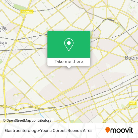 Gastroenterólogo-Yoana Corbet map