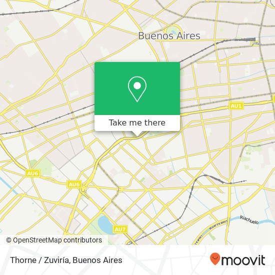 Thorne / Zuviría map