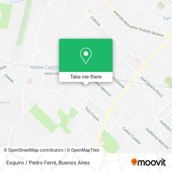 Mapa de Esquiro / Pedro Ferré