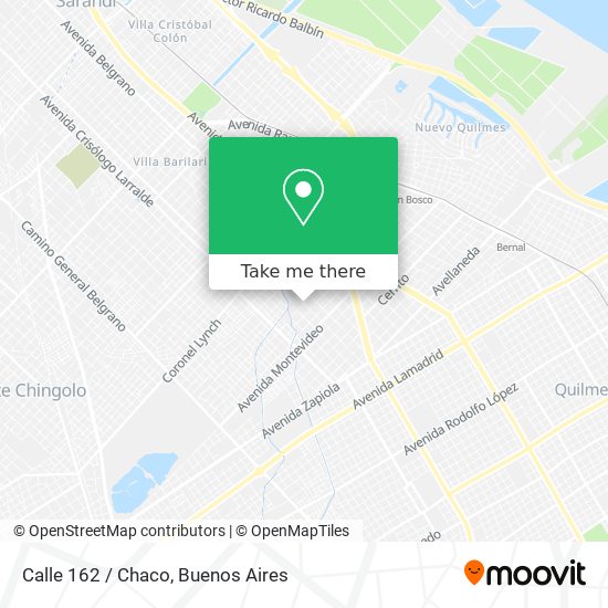 Mapa de Calle 162 / Chaco