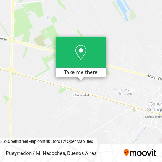 Pueyrredon / M. Necochea map