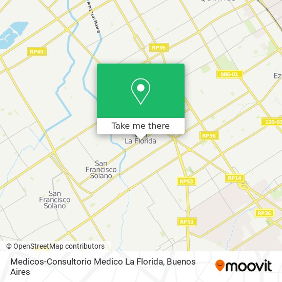 Mapa de Medicos-Consultorio Medico La Florida