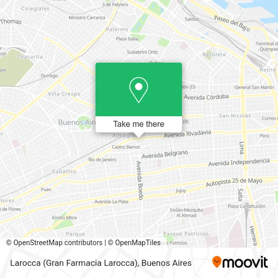 Mapa de Larocca (Gran Farmacia Larocca)