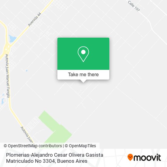 Plomerias-Alejandro Cesar Olivera Gasista Matriculado No 3304 map