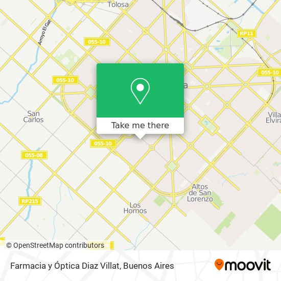 Farmacia y Óptica Diaz Villat map