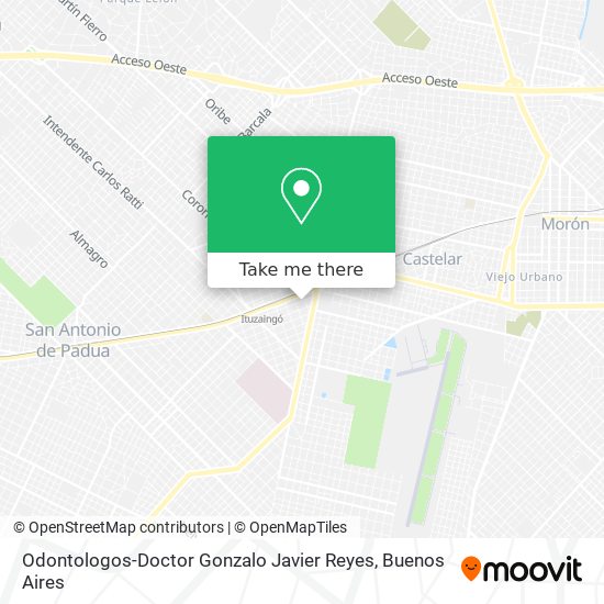 Mapa de Odontologos-Doctor Gonzalo Javier Reyes