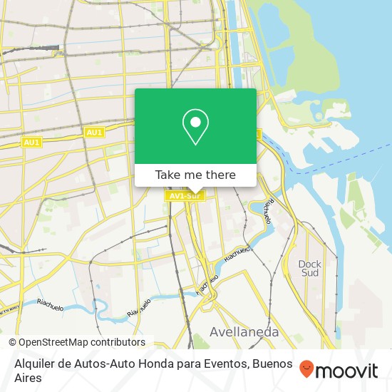Alquiler de Autos-Auto Honda para Eventos map