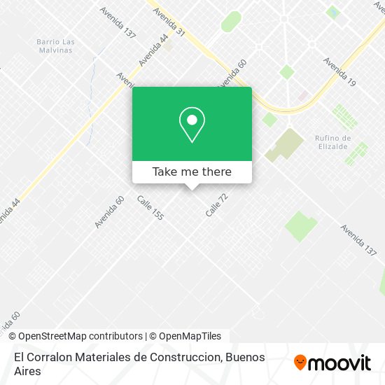 El Corralon Materiales de Construccion map