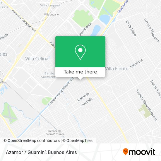 Azamor / Guaminí map