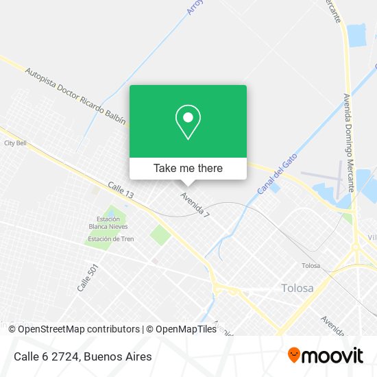 Calle 6 2724 map