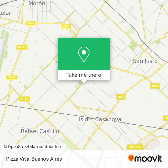 Pizza Viva map