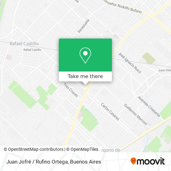 Mapa de Juan Jofré / Rufino Ortega