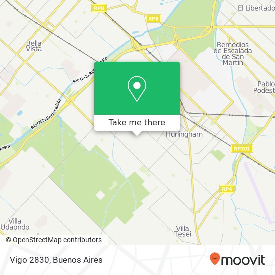Mapa de Vigo 2830