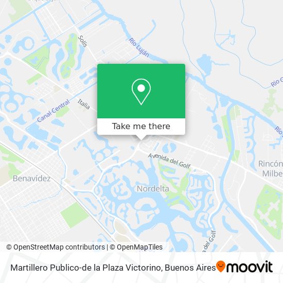 Mapa de Martillero Publico-de la Plaza Victorino