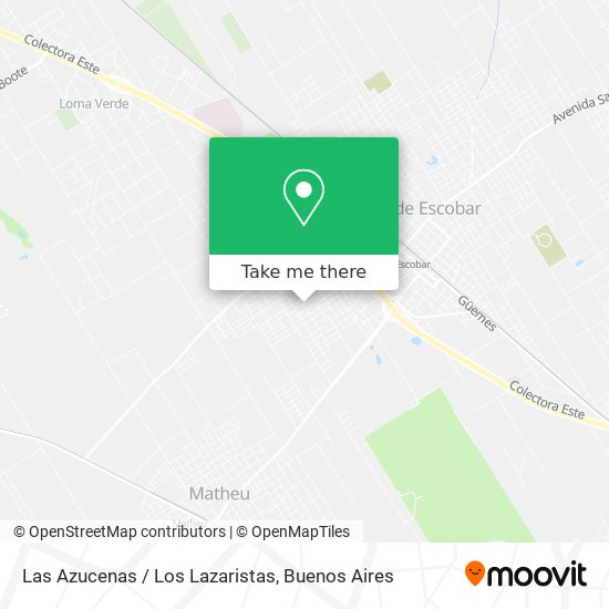 Las Azucenas / Los Lazaristas map