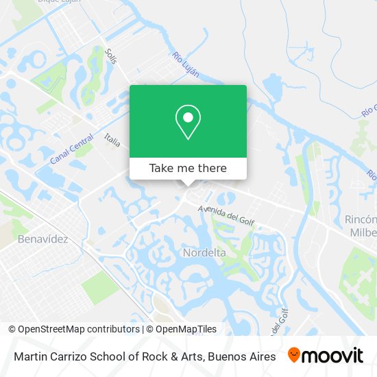 Martin Carrizo School of Rock & Arts map