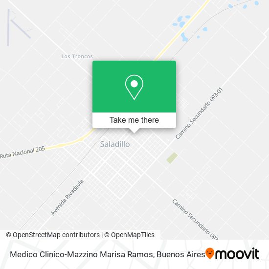Medico Clinico-Mazzino Marisa Ramos map