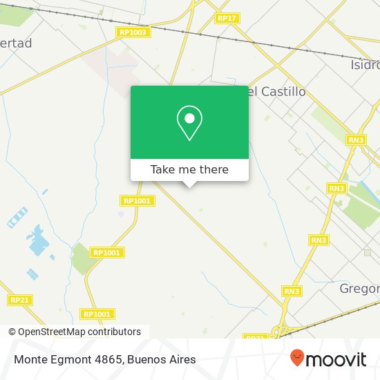 Mapa de Monte Egmont 4865