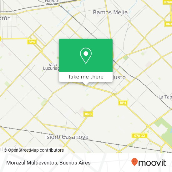 Morazul Multieventos map