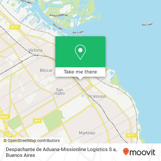 Despachante de Aduana-Missionline Logistics S a map