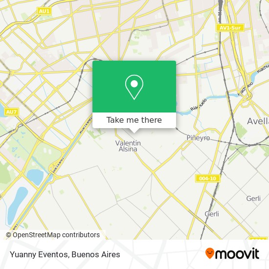 Yuanny Eventos map