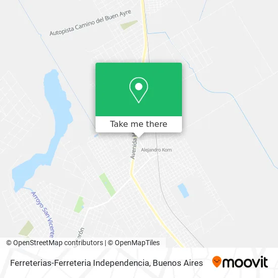 Mapa de Ferreterias-Ferreteria Independencia